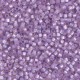 Miyuki delica kralen 10/0 - Silver lined lavender alabaster dyed DBM-629